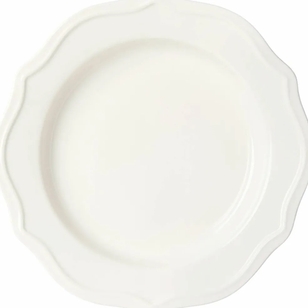 Violette skål 23 cm, hvit