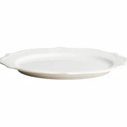 Violette tallerken 28 cm, hvit