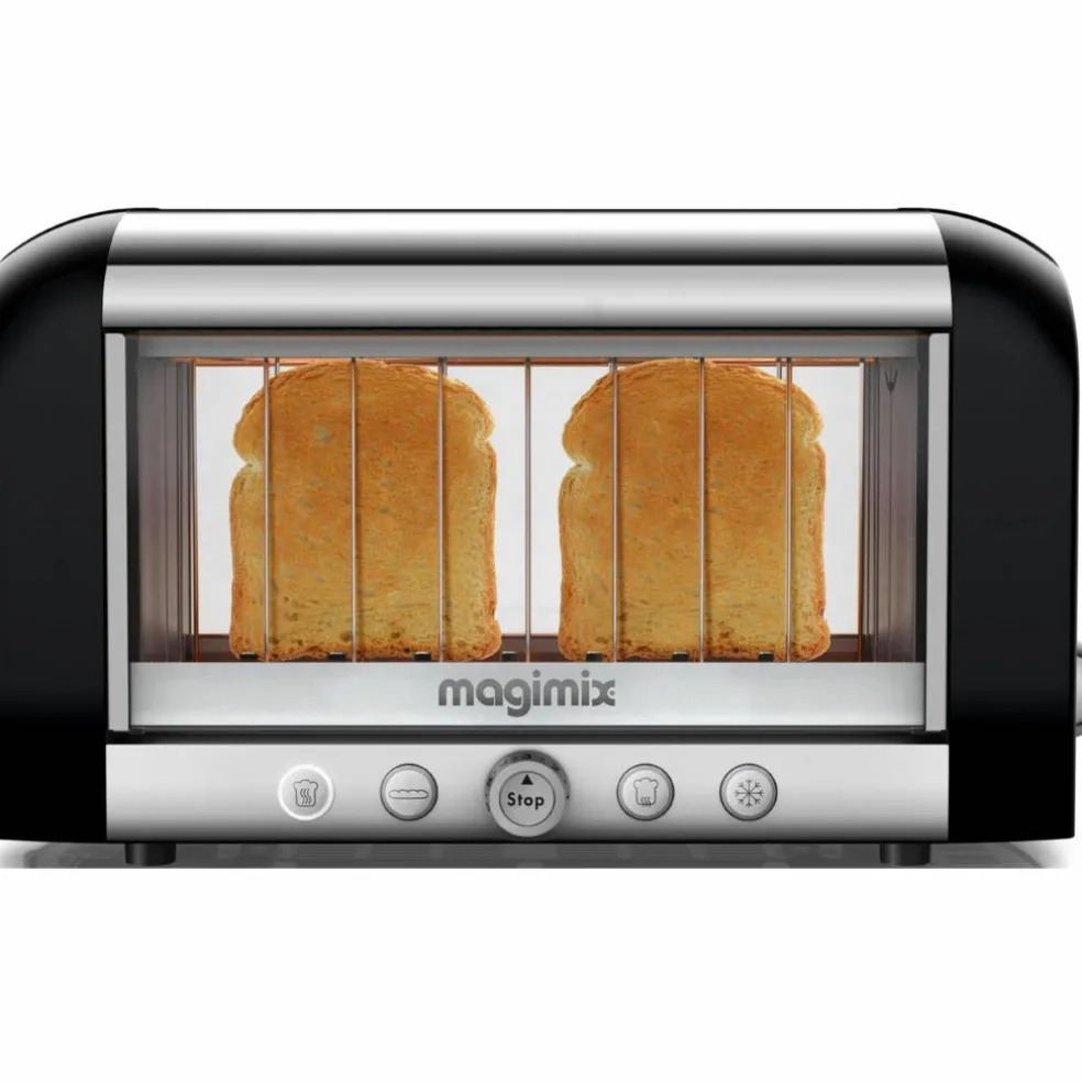 Vision Toaster 2-skiver Svart/Stål