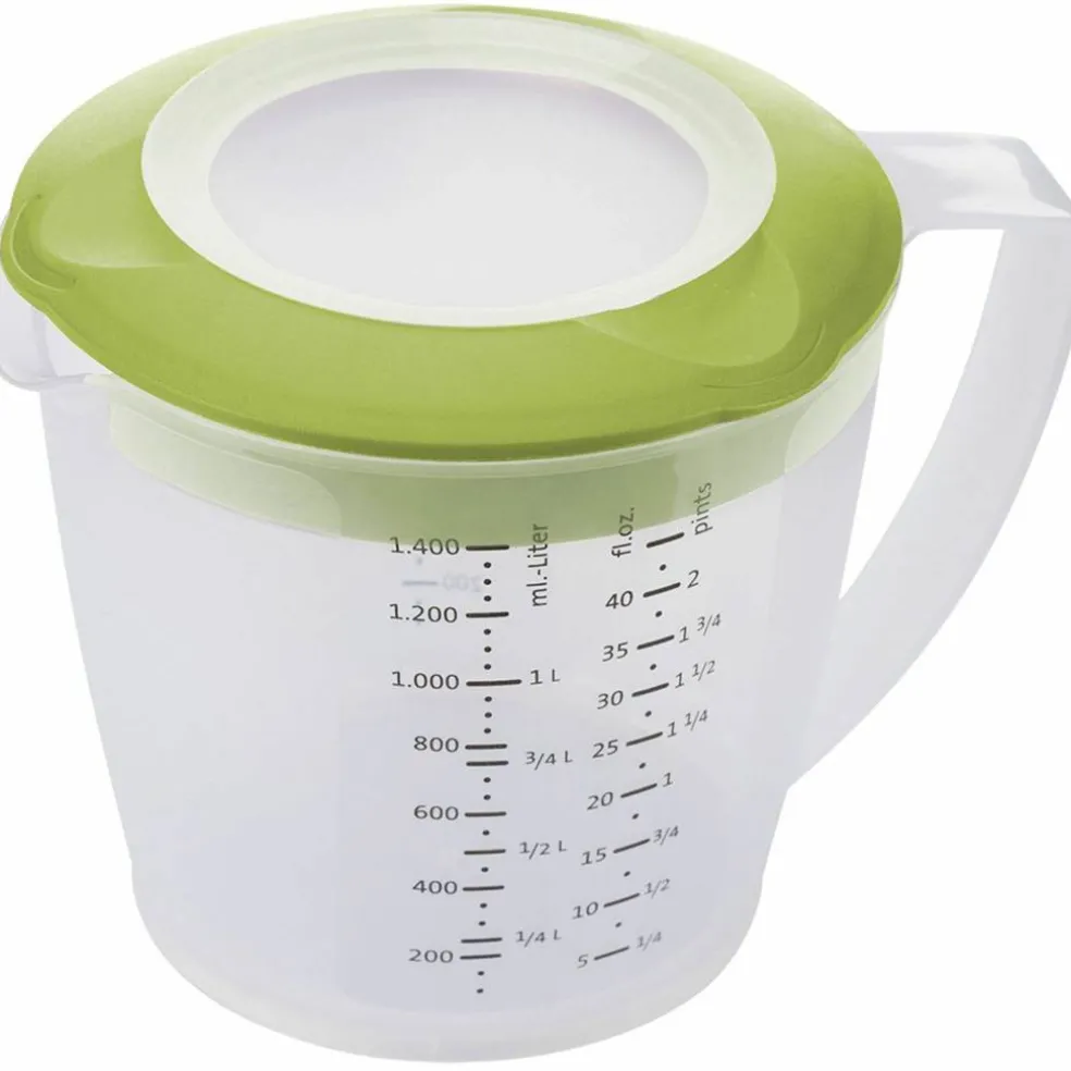 Vispebolle med lokk, limegrønn