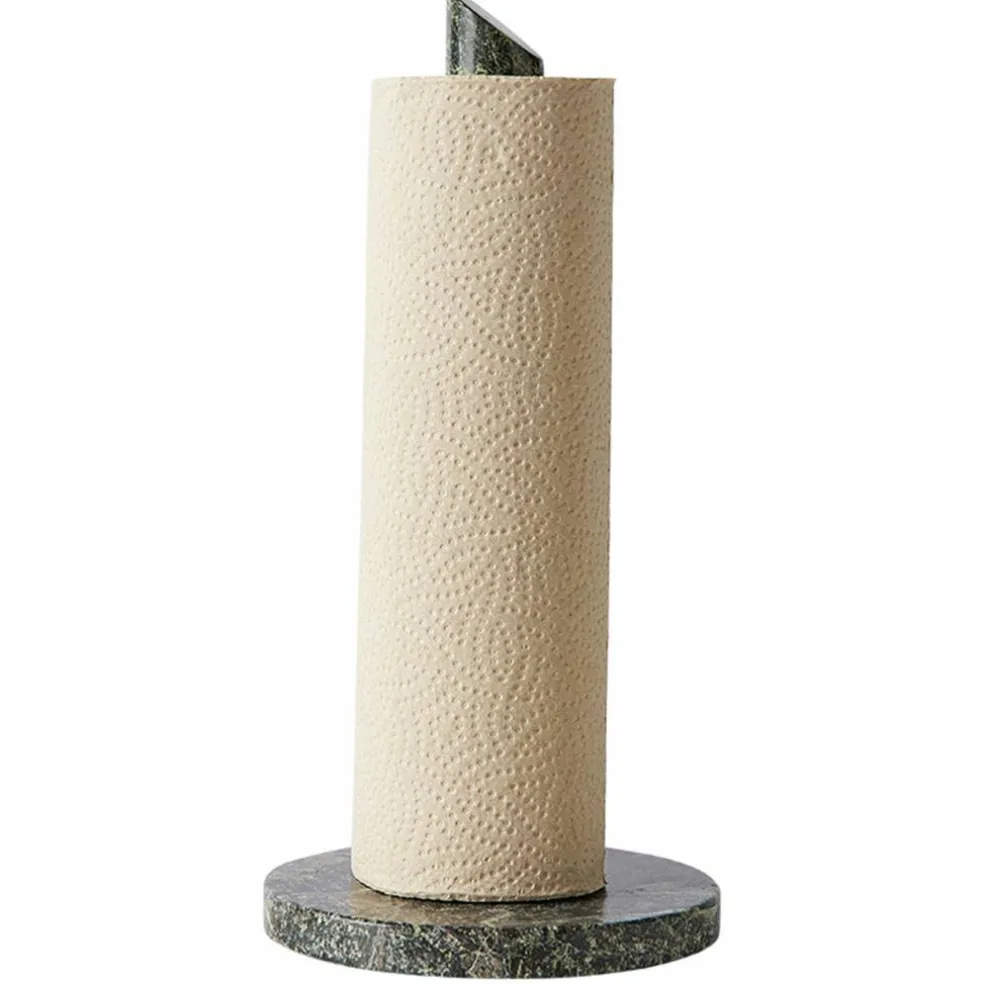 Vita kjøkkenrullholder, seashell