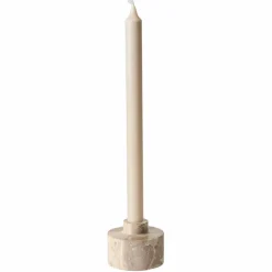 Vita lysestake M, seashell