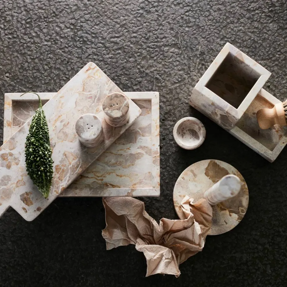 Vita tapasbrett, seagrass