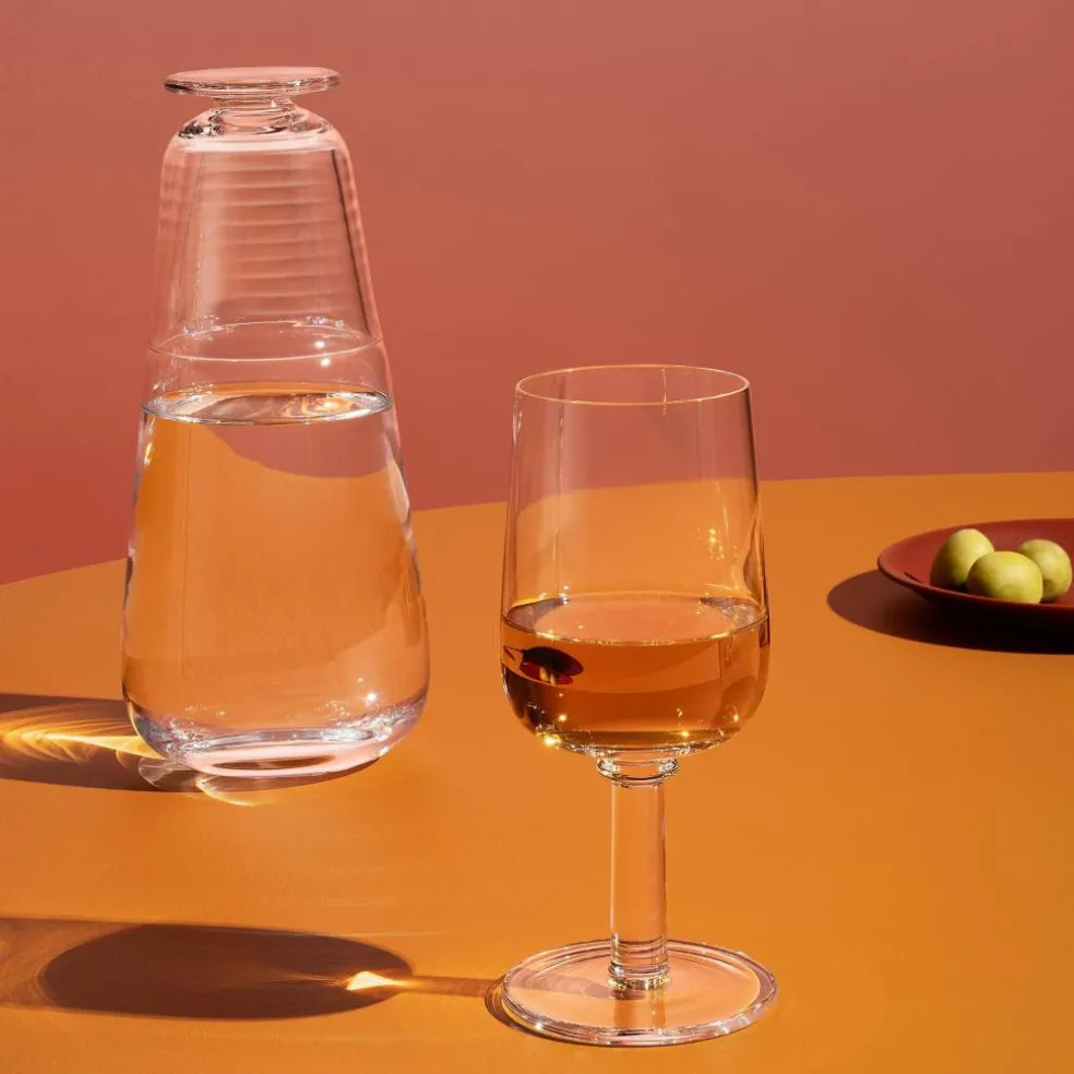 Viva glass på fot 30 cm.