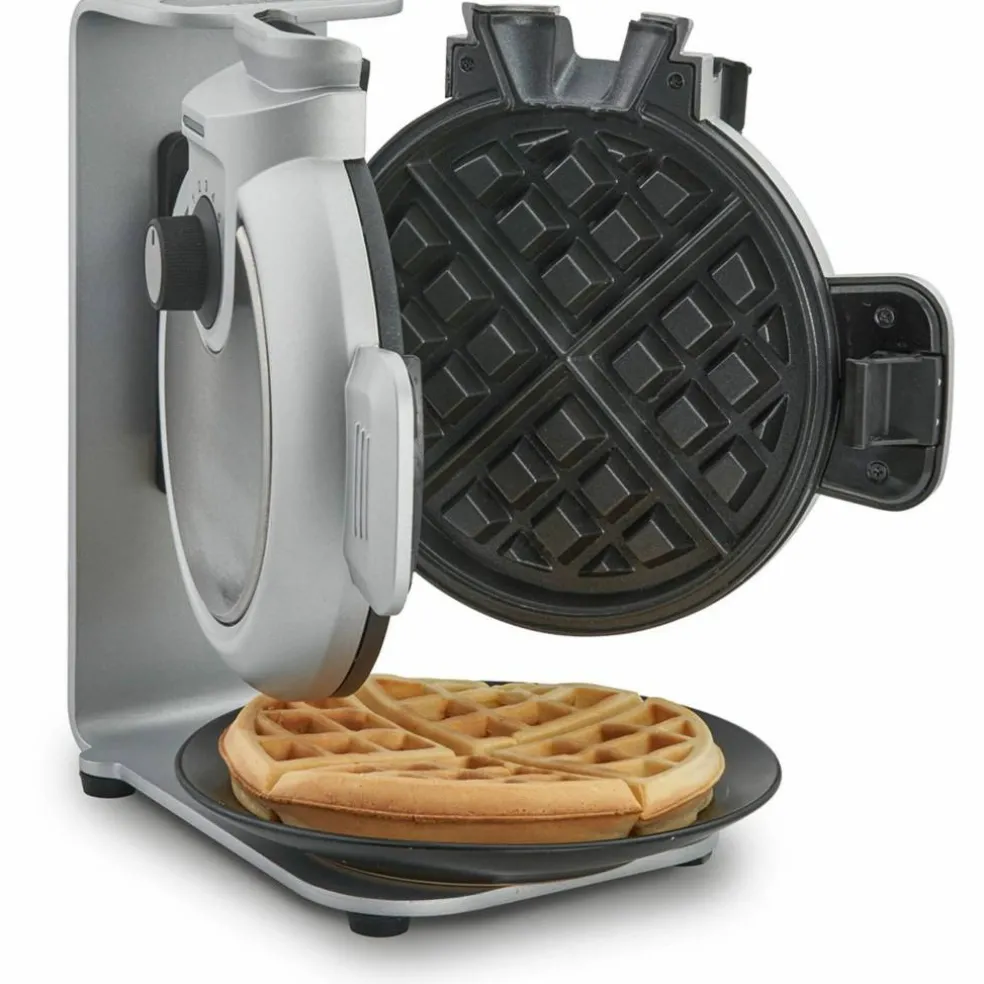 WaffleUp belgisk vaffeljern Ø18, stål/svart