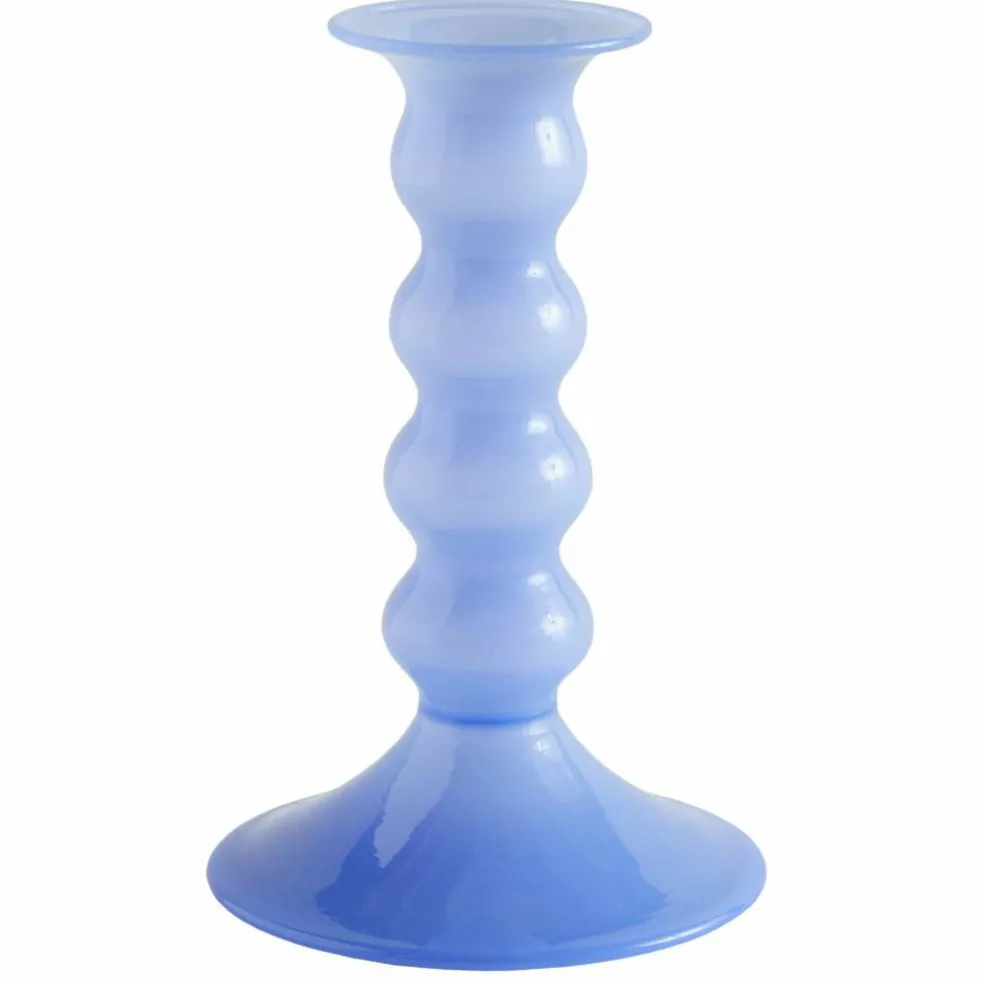 Wavy lysestake large, jade light blue