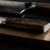 Wengè knivsett 2 deler, kokkekniv 32 cm + grønnsakskniv 30 cm