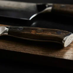 Wengè knivsett 2 deler, kokkekniv 32 cm + grønnsakskniv 30 cm