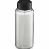 Wide flaske 1182 ml, brushed stainless steel
