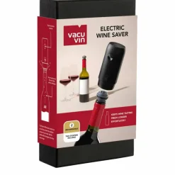 Wine Saver elektrisk vinpumpe, svart