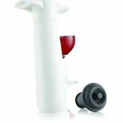 Wine Saver Vakuumpumpe med Stopper Hvit