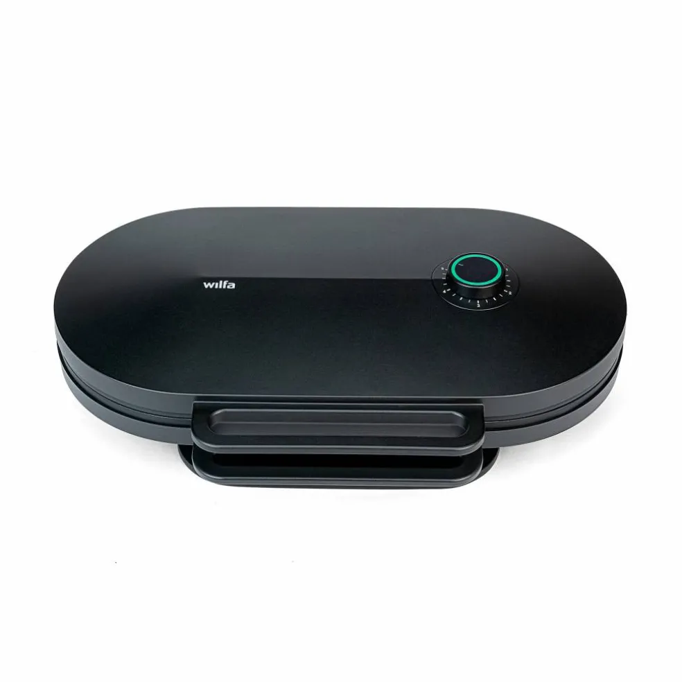WM6DB-220P Grand Double vaffeljern, svart