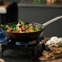 Wok 28 cm, aluminium