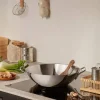 Wok 5 liter, rustfritt stål
