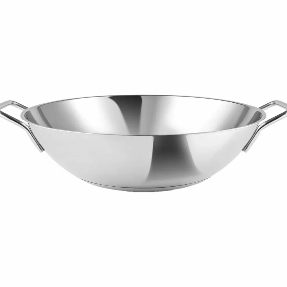 Wok 5 liter, rustfritt stål