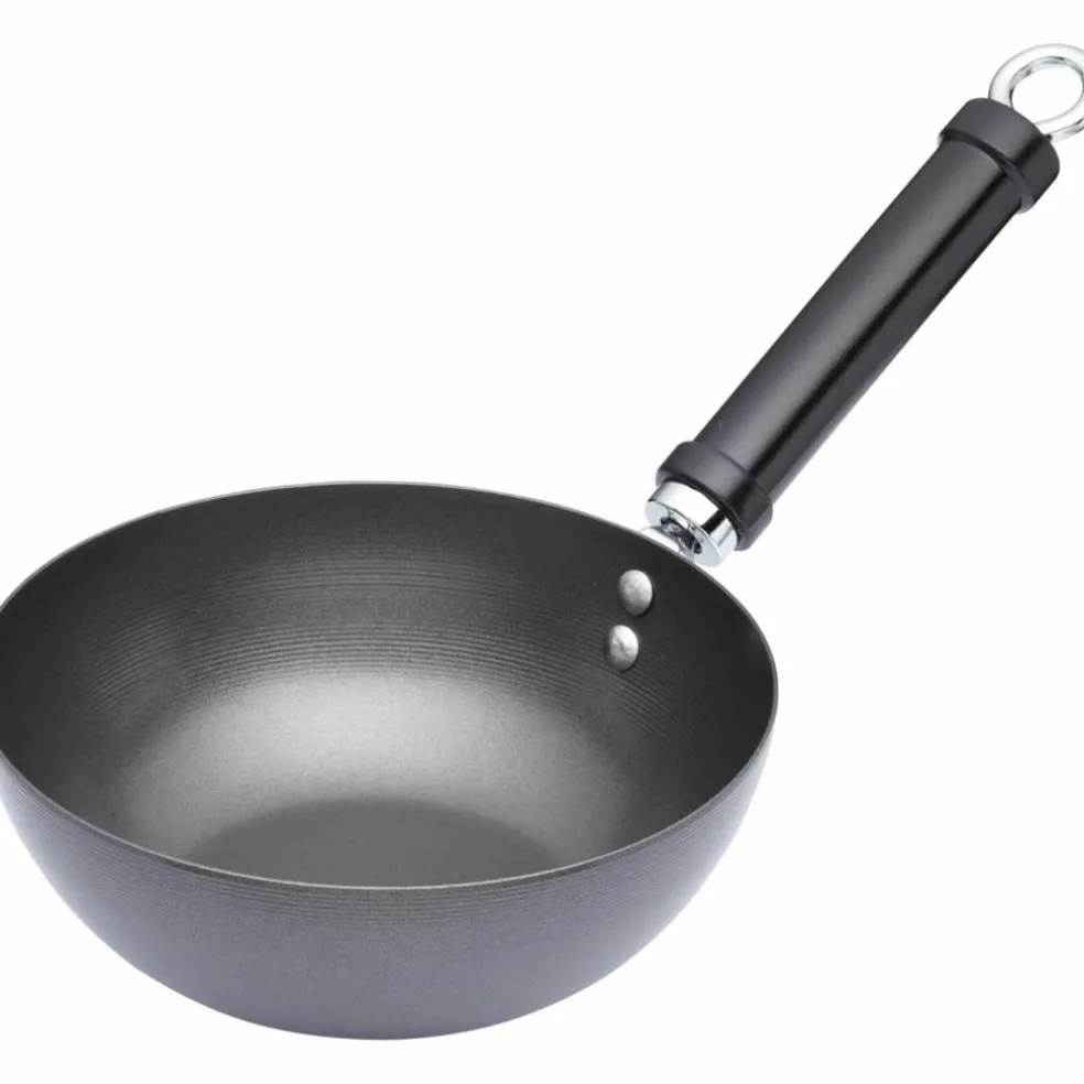 Wokpanne 26,5 cm, svart