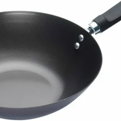 Wokpanne 30 cm, svart