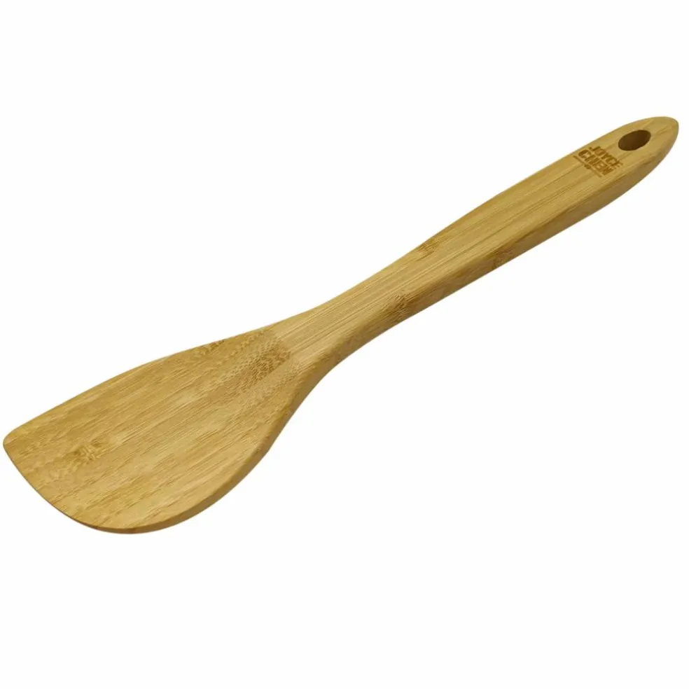 Wokspatel 39 cm, polert bambus