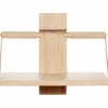 Wood wall Shelf 30 x 18 x 24 cm Liten Oak