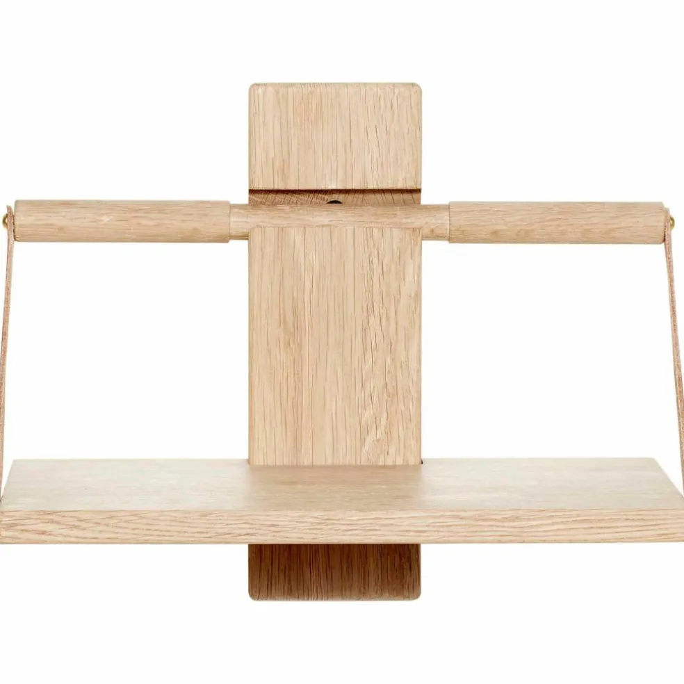 Wood wall Shelf 30 x 18 x 24 cm Liten Oak