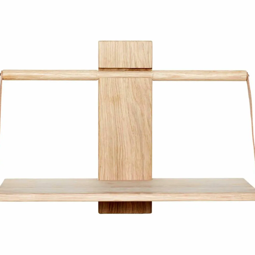 Wood wall Shelf 45 x 20 x 32 cm Medium Oak