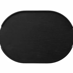 Woody plate 28 × 40 cm, mørkbehandlet eik