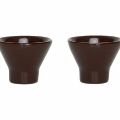 Yuka eggeglass 2-pack, terrakotta