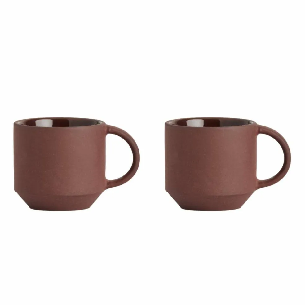 Yuka espressokopp 2-pack, dark