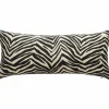 Zebra pute 30 x 70 cm, hvit/svart