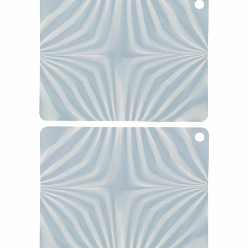 Zebura kuvertbrikke, clay/hvit, 2 stk