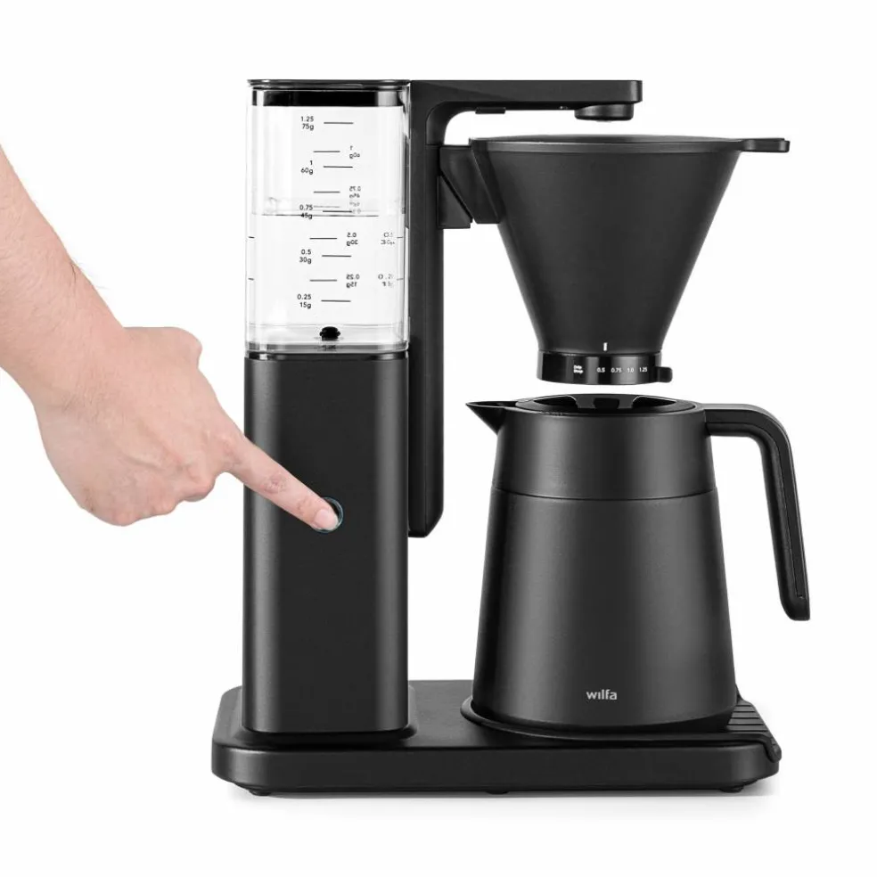 Zense Alux Thermo kaffetrakter, svart aluminium