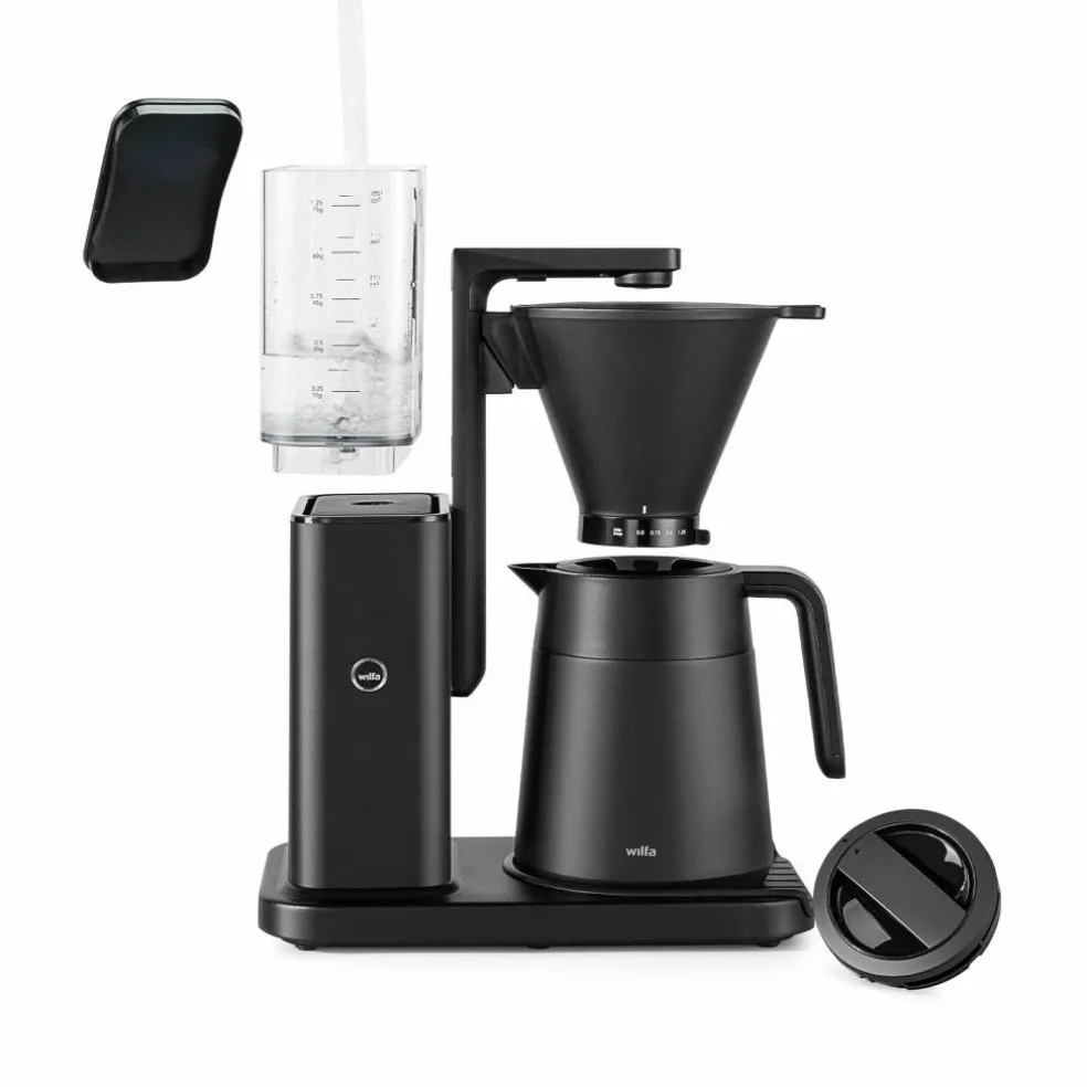 Zense Alux Thermo kaffetrakter, svart aluminium