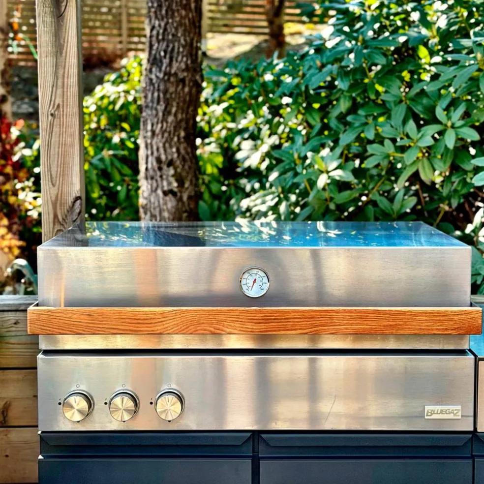 Z gassgrill, rustfritt stål/svart