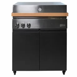 Z gassgrill, rustfritt stål/svart